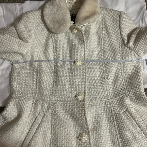 Kensie ivory workmen’s winter coat SZ L gently used - Picture 10 of 14